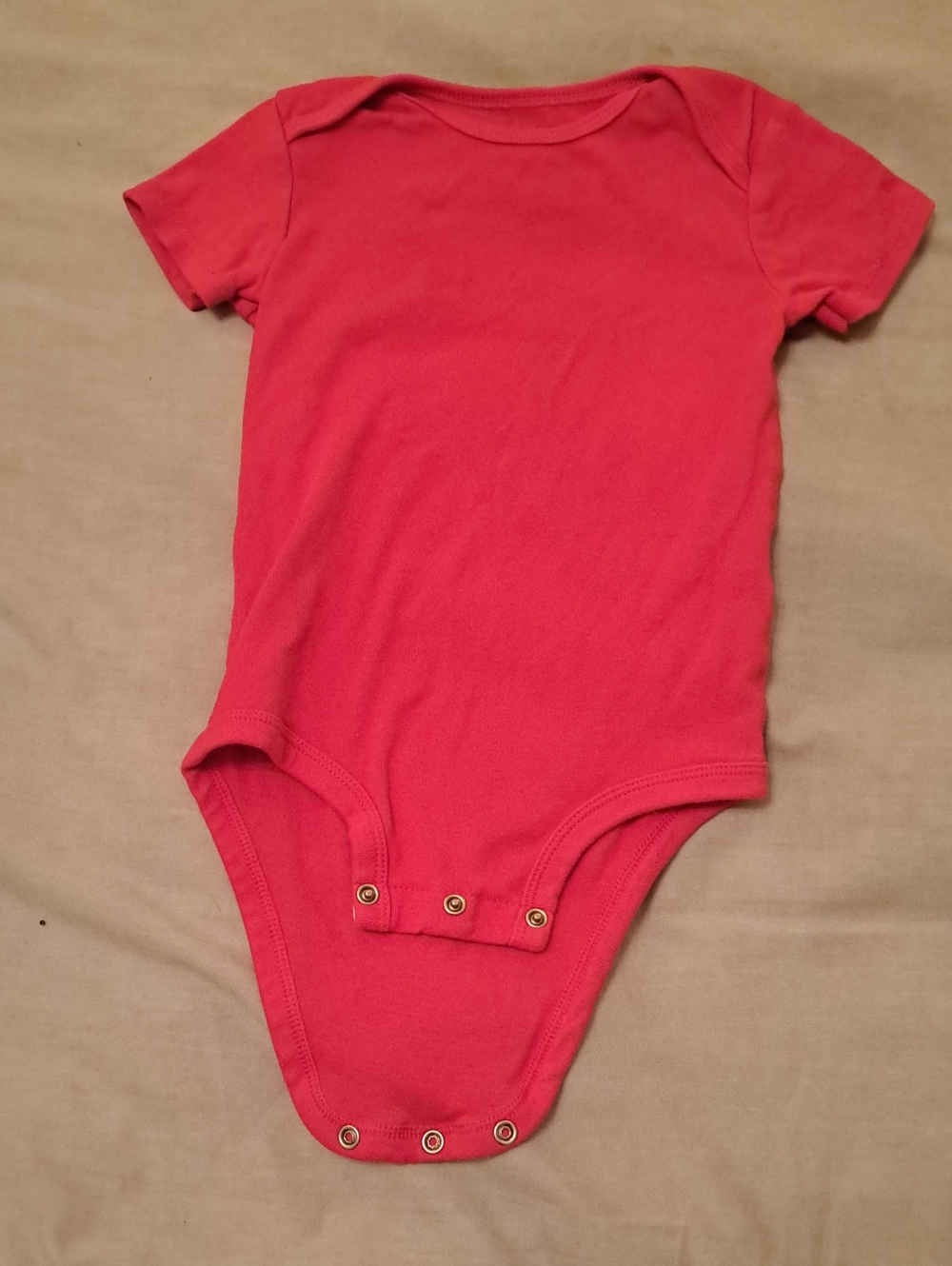 Red Short Sleeve Onesie - Carter's 24 Months